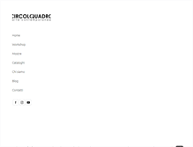 Tablet Screenshot of circoloquadro.com